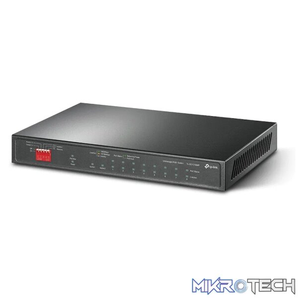 TP-Link TL-SG1210MP 10-Port Gigabit Desktop Switch with 8-Port PoE+ - Image 2