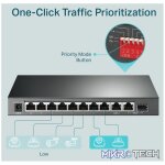 TP-Link TL-SG1210MP 10-Port Gigabit Desktop Switch with 8-Port PoE+ - Image 5