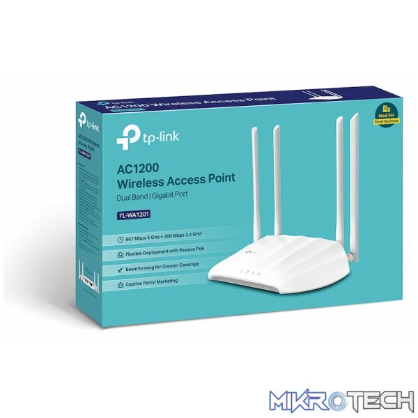 TP-Link TL-WA1201 (EU) AC1200 Wireless Gigabit Access Point - Image 3