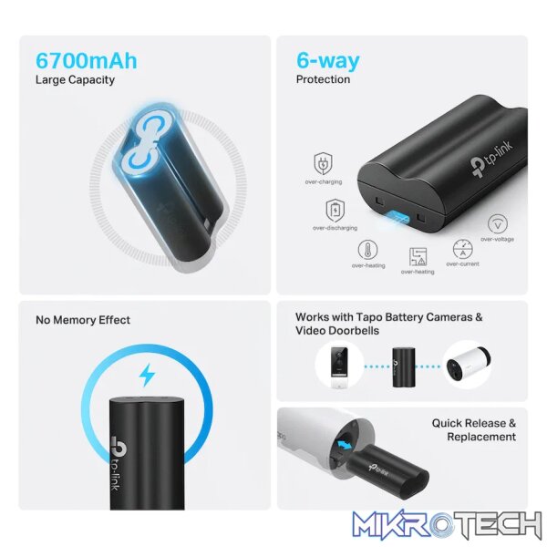 TP-Link Tapo A100 6700mah Battery Pack - Image 2