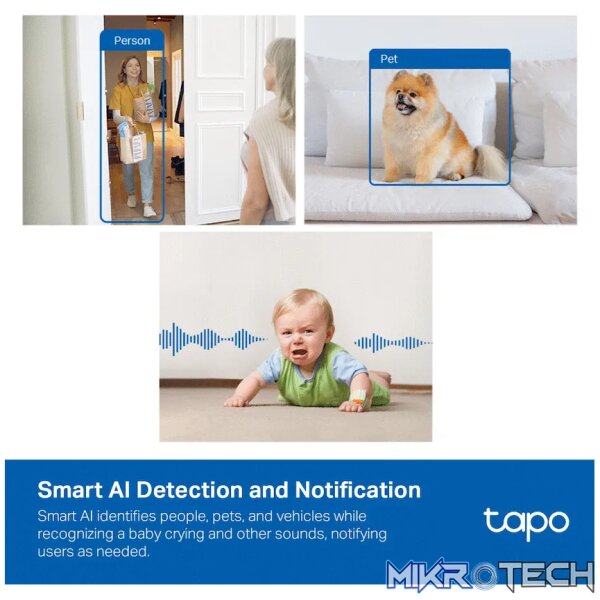 TP-Link Tapo C125 4MP 2K QHD Ai Home Security WiFi Camera - Image 5