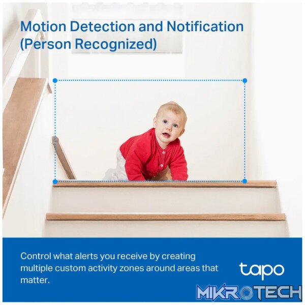 TP-Link Tapo C200P2 Pan/Tilt Home Security Wi-Fi Camera - Image 6