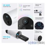 TP-Link Tapo C420S2 2K Smart Wire-Free Security Camera, 2 Camera System - Image 3