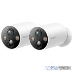 TP-Link Tapo C425 (2-Pack) 4MP 2K QHD Battery Wire-Free Outdoor Security Camera