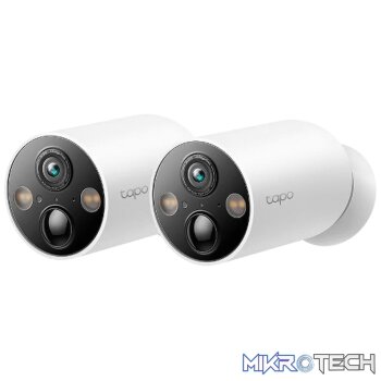 TP-Link Tapo C425 (2-Pack) 4MP 2K QHD Battery Wire-Free Outdoor Security Camera