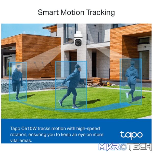 TP-Link Tapo C510W 2K Outdoor Pan/Tilt Security WiFi Camera - Image 6