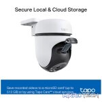 TP-Link Tapo C510W 2K Outdoor Pan/Tilt Security WiFi Camera - Image 9