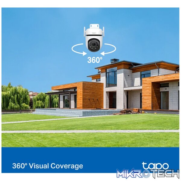 TP-Link Tapo C520WS 4MP 2K QHD Outdoor Pan/Tilt Security Wi-Fi Camera - Image 4