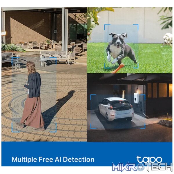 TP-Link Tapo C520WS 4MP 2K QHD Outdoor Pan/Tilt Security Wi-Fi Camera - Image 5