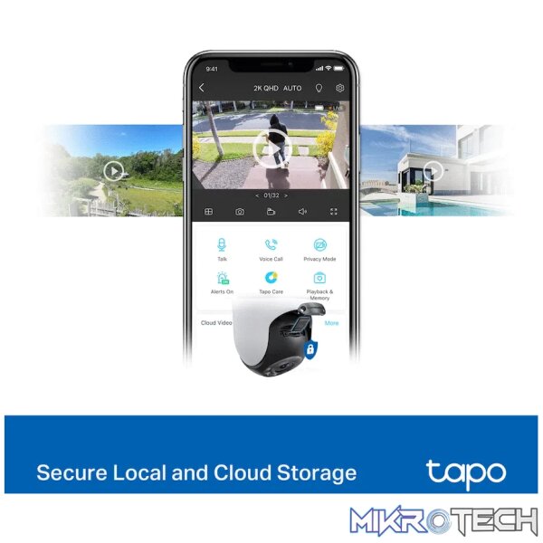 TP-Link Tapo C520WS 4MP 2K QHD Outdoor Pan/Tilt Security Wi-Fi Camera - Image 10