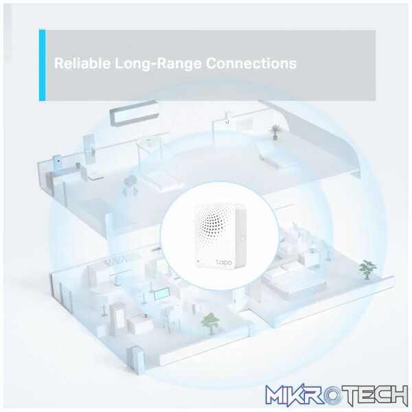 TP-Link Tapo H100 Smart Wi-Fi 868mhz Hub with Chime - Image 5