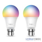 TP-Link Tapo L530B (2-Pack) Smart Wi-Fi Light Bulb - Multicolour