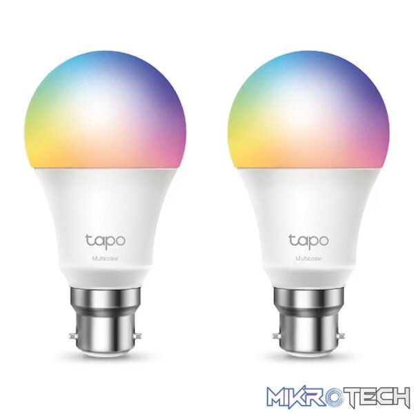 TP-Link Tapo L530B (2-Pack) Smart Wi-Fi Light Bulb - Multicolour TP-Link Tapo L530B (2-Pack) Smart Wi-Fi Light Bulb - Multicolour