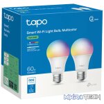 TP-Link Tapo L530E 2 Pack 8.7w Smart Wi-Fi Warm White Light Bulb, Dimmable, A60, E27 - Image 7