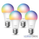 TP-Link Tapo L530E (4-Pack) Smart Wi-Fi Light Bulb - Multicolor
