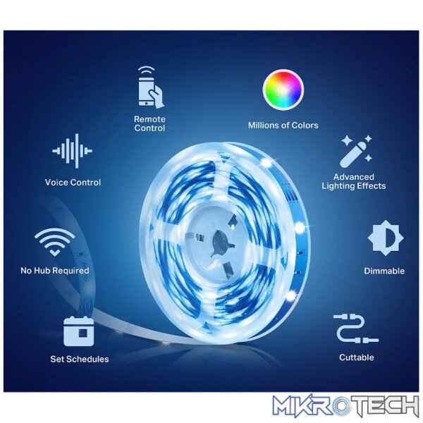 TP-Link Tapo L920-5 5m Smart Wi-Fi Light Strip - White - Image 5