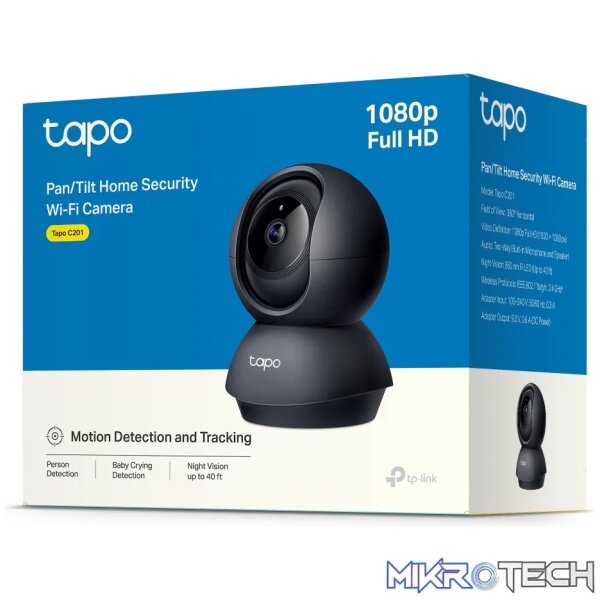TP-Link Tapo Pan/Tilt Home Security WiFi Camera | Tapo C201 - Image 2