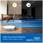 TP-Link Tapo RV20 Robot LIDAR Vacuum, 2600 mAh - Image 6