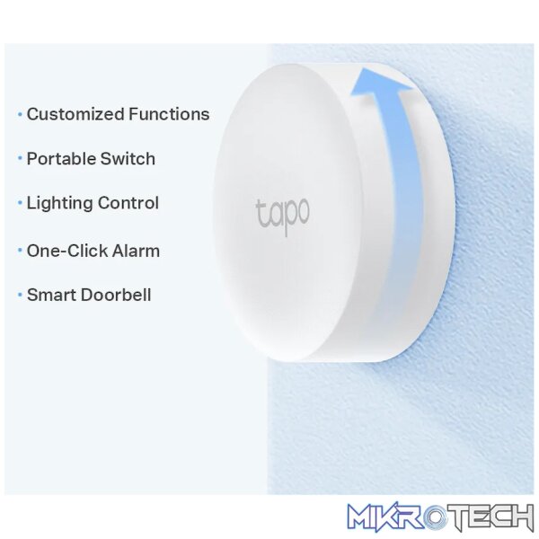 TP-Link Tapo S200B Smart 868mhz Button (CR2032 Battery) - Image 3