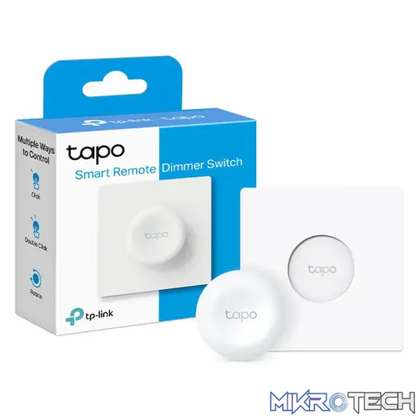 TP-Link Tapo S200D Smart 868mhz Remote Dimmer Switch with CR2032 Battery - Image 2