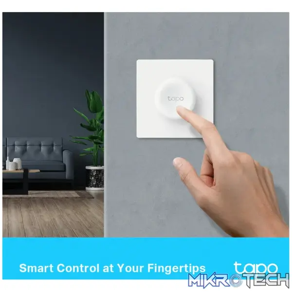TP-Link Tapo S200D Smart 868mhz Remote Dimmer Switch with CR2032 Battery - Image 4