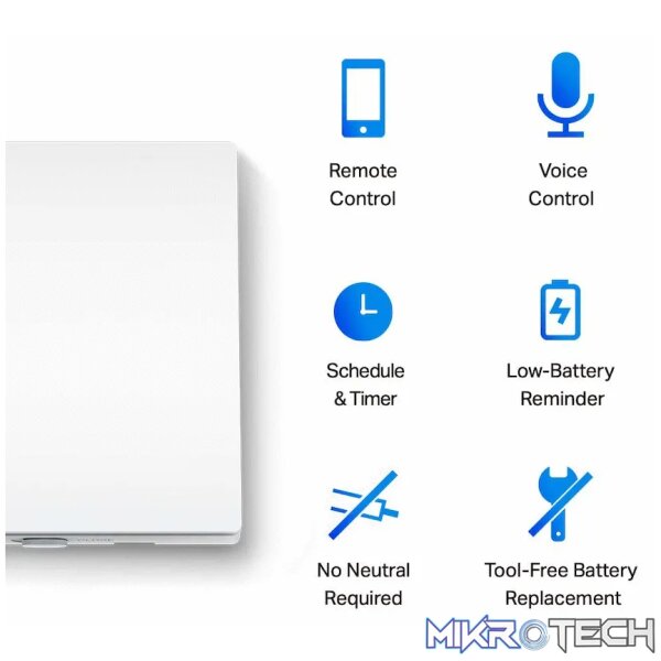 TP-Link Tapo S210 Smart Light Switch 1 Gang 1 Way - Image 4