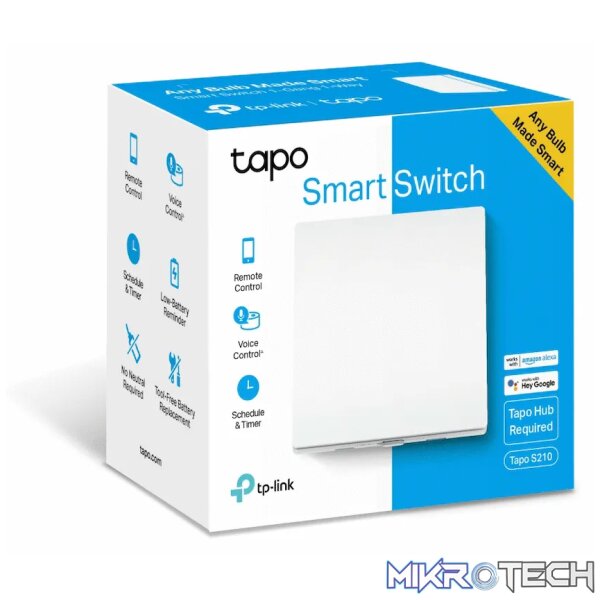TP-Link Tapo S210 Smart Light Switch 1 Gang 1 Way - Image 6