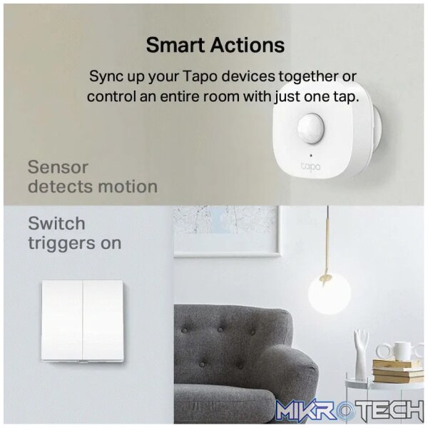 TP-Link Tapo S220 Smart 868mhz Light Switch 2-Gang 1-Way, No Neutral Required - Image 7