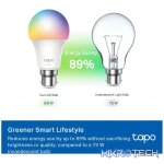 TP-Link Tapo Smart Wi-Fi Light Bulb - Multicolor - Image 3