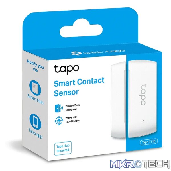 TP-Link Tapo T110 Smart 868mhz Door/Window Sensor with CR2032 Battery - Image 2