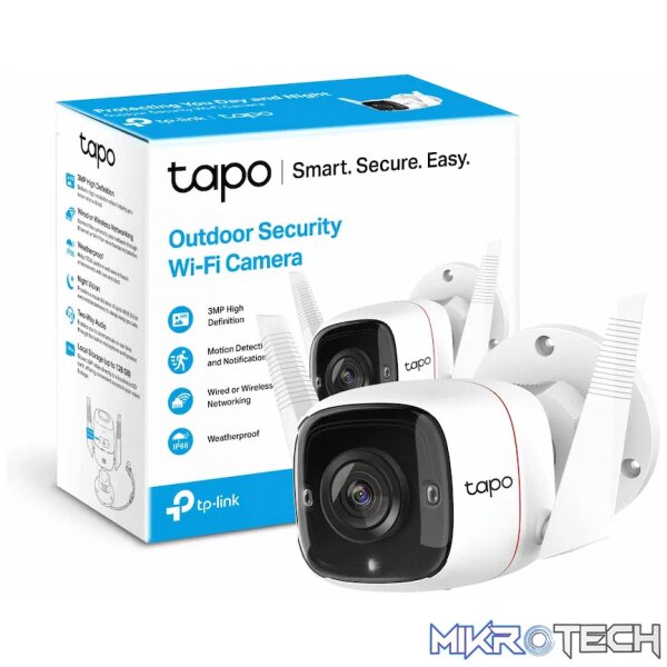 TP-Link Tapo TC65 3MP Outdoor Security Wi-Fi Camera - Image 3