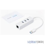 TP-Link UE330 USB 3.0 to Gigabit Ethernet Network Adapter with 3-Port USB 3.0 Hub - Image 2