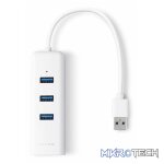 TP-Link UE330 USB 3.0 to Gigabit Ethernet Network Adapter with 3-Port USB 3.0 Hub - Image 3