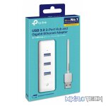 TP-Link UE330 USB 3.0 to Gigabit Ethernet Network Adapter with 3-Port USB 3.0 Hub - Image 4
