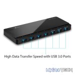 TP-Link UH700 USB 3.0 7-Port Hub with 2 Charging Ports - Image 2