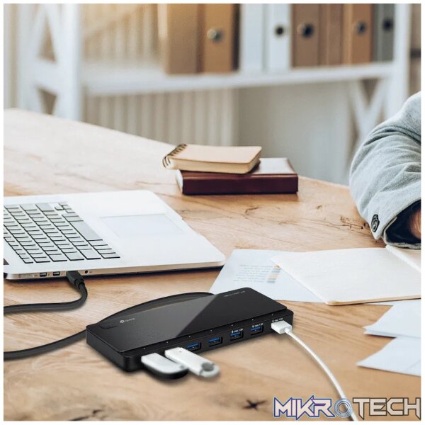 TP-Link UH700 USB 3.0 7-Port Hub with 2 Charging Ports - Image 7