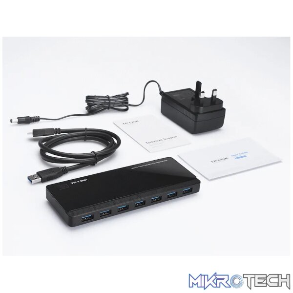 TP-Link UH720 USB 3.0 7-Port Hub with 2 Charging Ports - Image 4