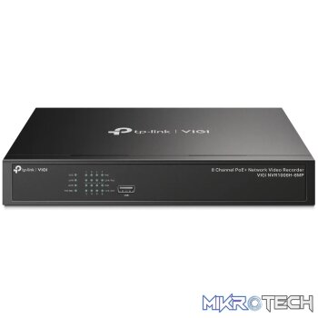 TP-Link VIGI NVR1008H 8-Channel 8MP PoE+ NVR | NVR1008H-8MP