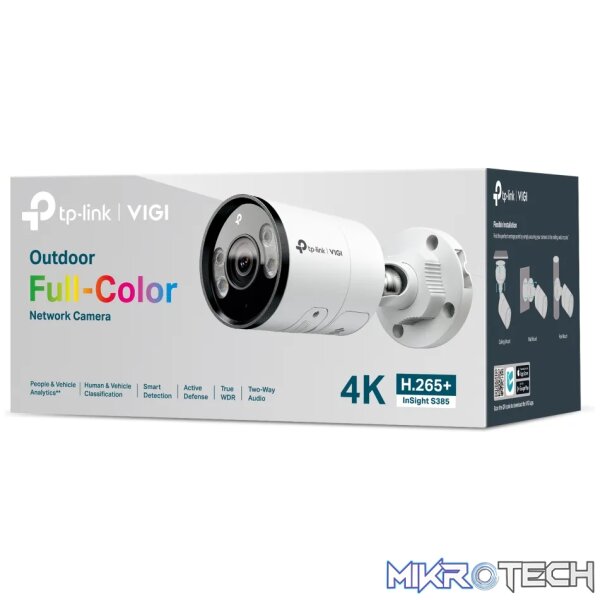TP-Link VIGI S385 8MP Outdoor Full-Color Bullet Network Camera | TP-VIGI-S385-28 - Image 4