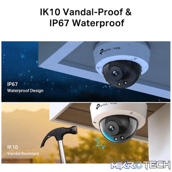 TP-Link Vigi C230 3MP 2.8mm Full-Colour Dome Network Camera - Image 8