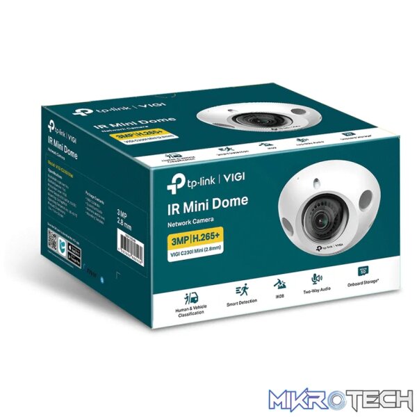 TP-Link Vigi C230I 3MP 2.8mm Mini Dome Network Camera - Image 3