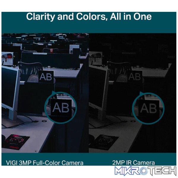 TP-Link Vigi C430 3MP 4mm Full-Color Turret Network Camera - Image 4