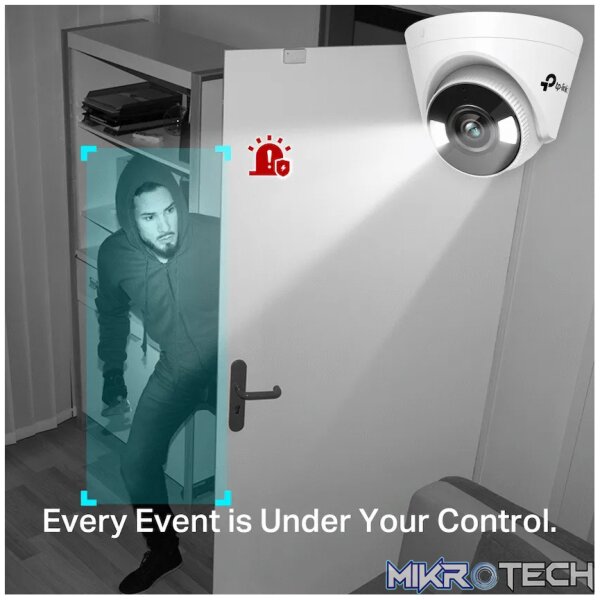 TP-Link Vigi C440 4MP 4mm Full-Color Turret Network Camera - Image 2