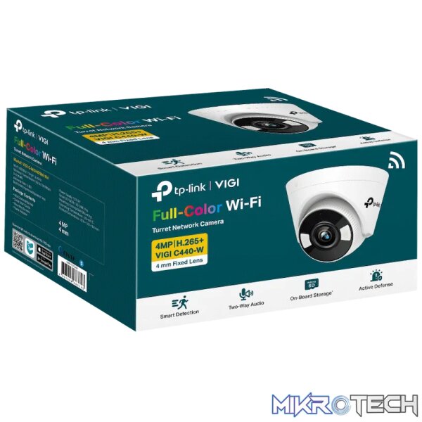 TP-Link Vigi C440 4MP 4mm Full-Color Turret Network Camera - Image 6