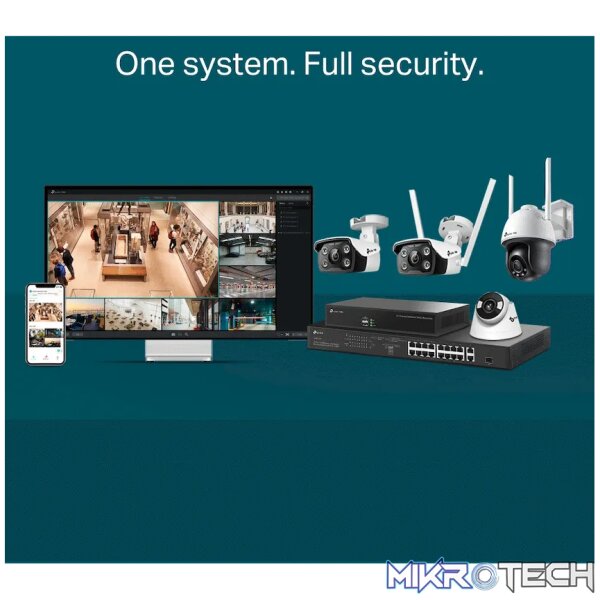 TP-Link Vigi C440-W 4MP 4mm Full-Color Wi-Fi Turret Network Camera - Image 6