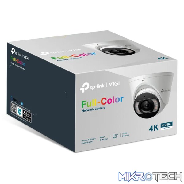 TP-Link Vigi C440-W 8MP 4mm Full-Color Wi-Fi Turret Network Camera - Image 5