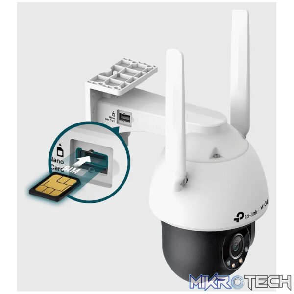 TP-Link Vigi C540-4G 4MP 4mm Outdoor Full-Color 4G PT Network Camera - Image 2