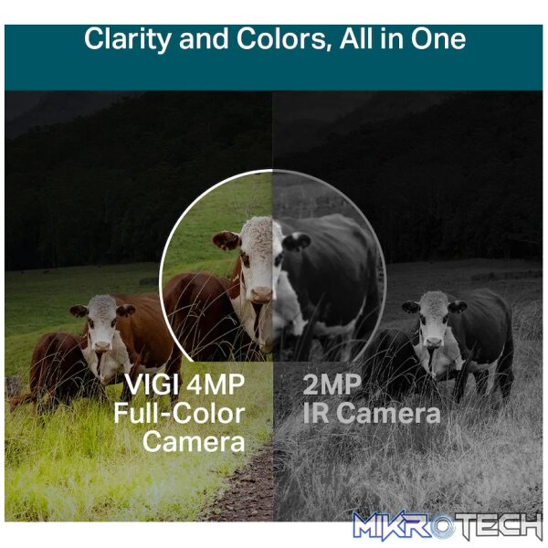 TP-Link Vigi C540-4G 4MP 4mm Outdoor Full-Color 4G PT Network Camera - Image 5