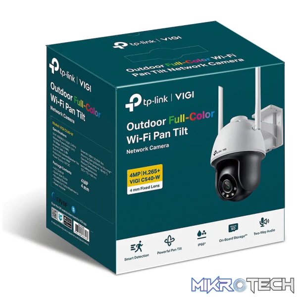 TP-Link Vigi C540-W 4MP 4mm Outdoor Full-Color Wi-Fi PT Net Camera - Image 3