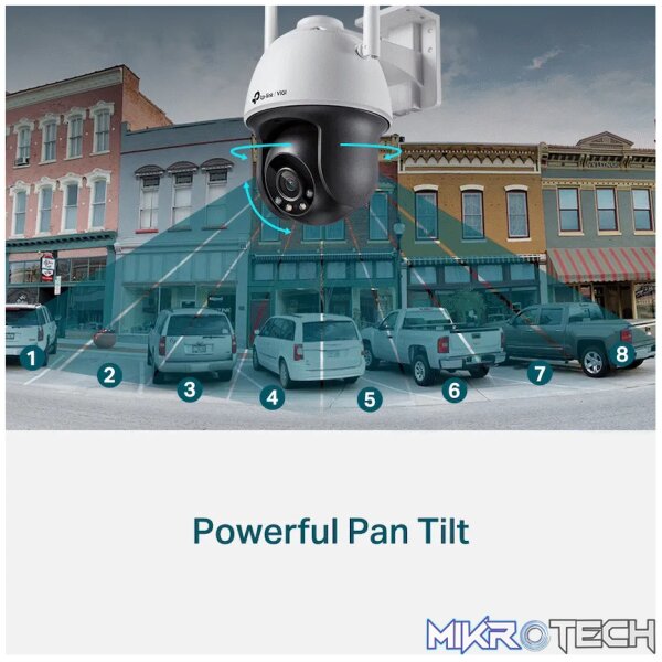 TP-Link Vigi C540-W 4MP 4mm Outdoor Full-Color Wi-Fi PT Net Camera - Image 5